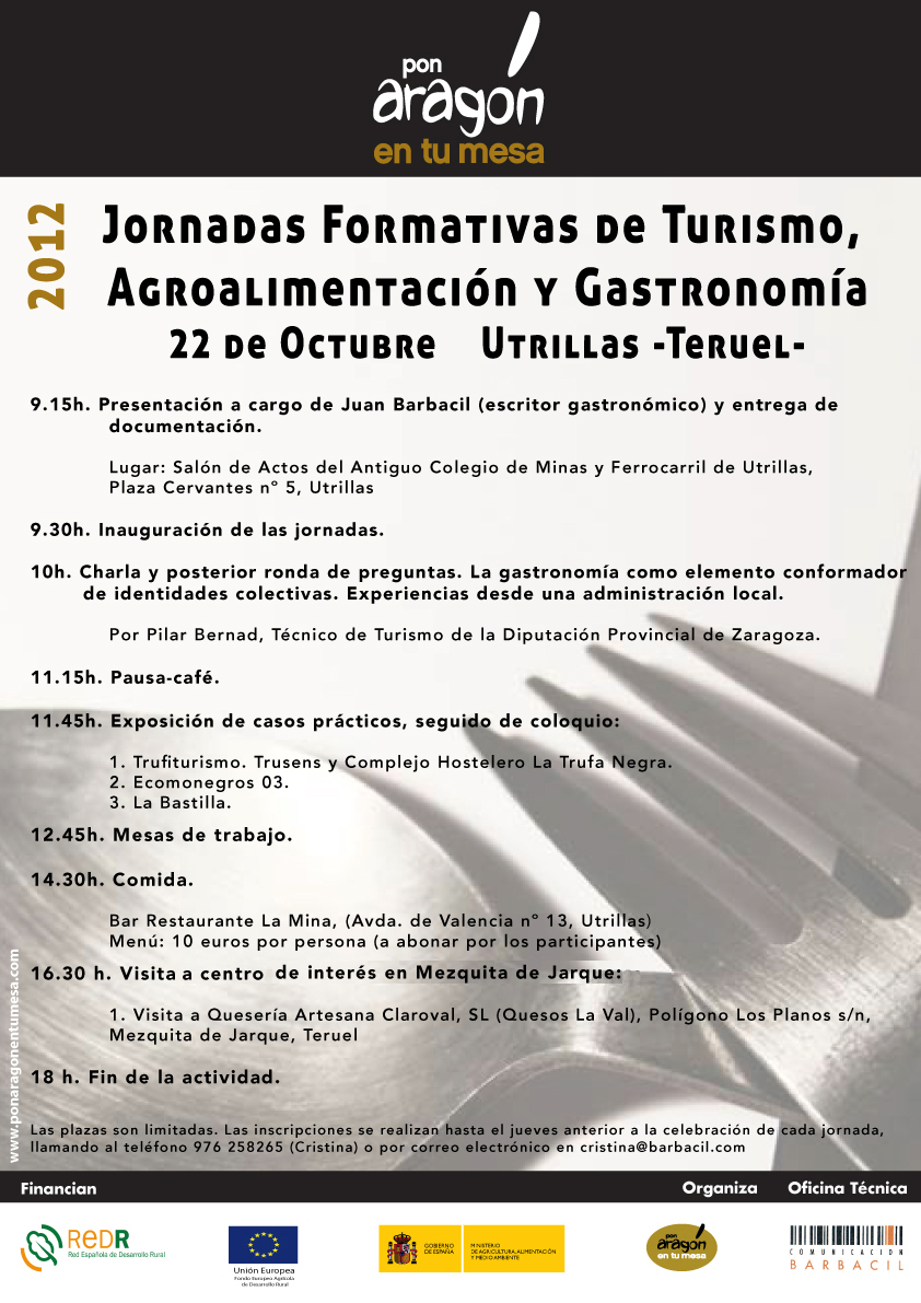 alimentacion turismo utrillas